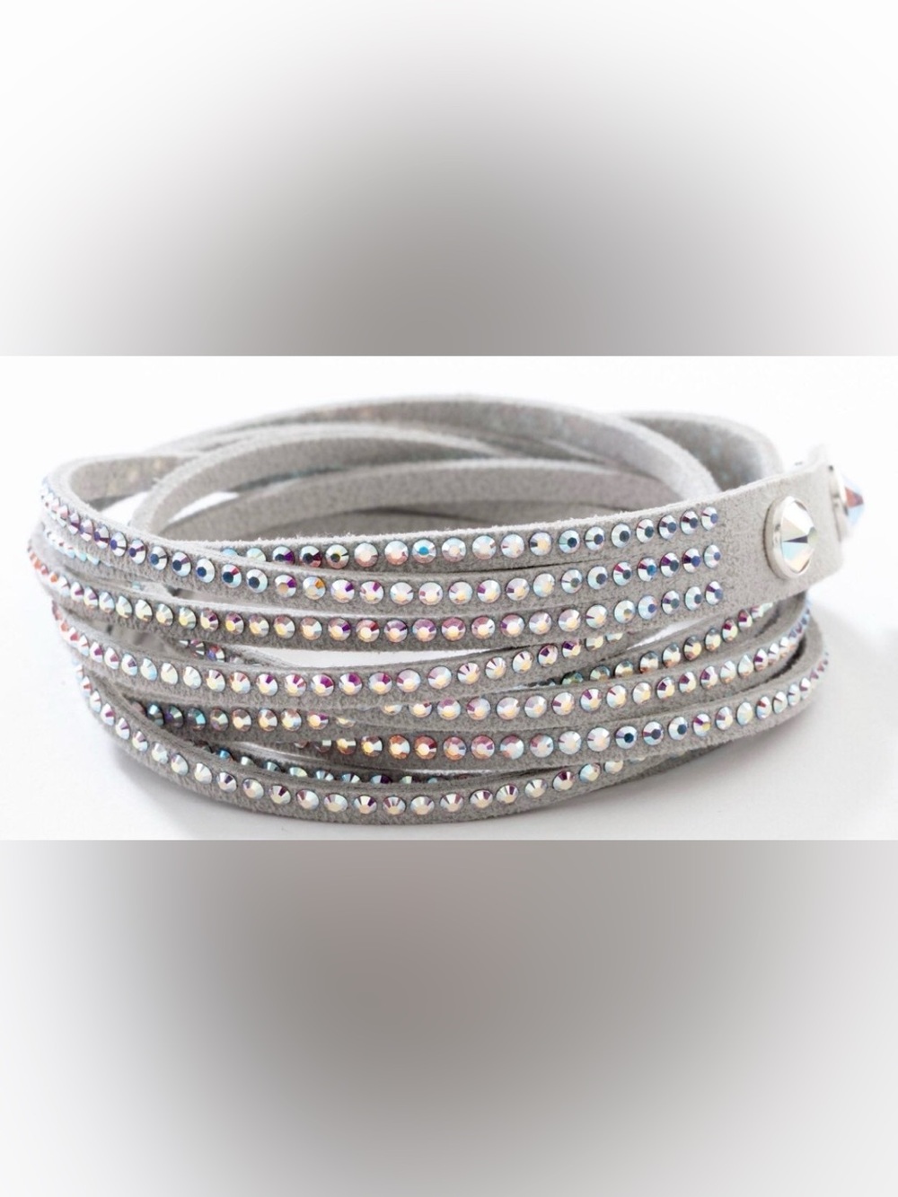 Touchstone Crystal Wrap Star bracelet w/Swarovski aurore boreale crystals BNIB